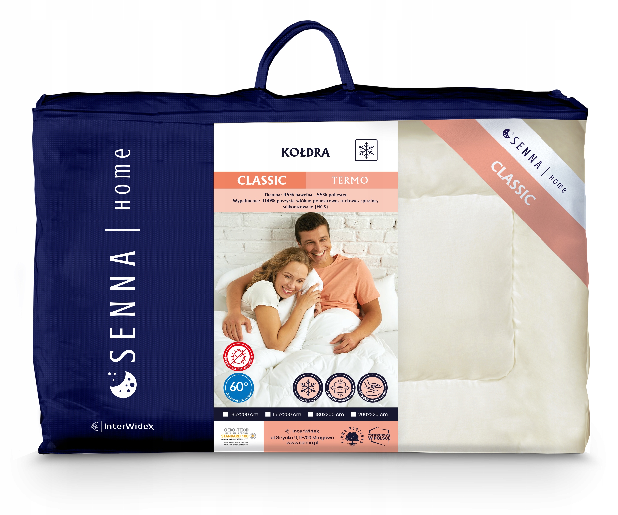 Kołdra Super Ciepła INTER-WIDEX TERMO 135x200 HIT!