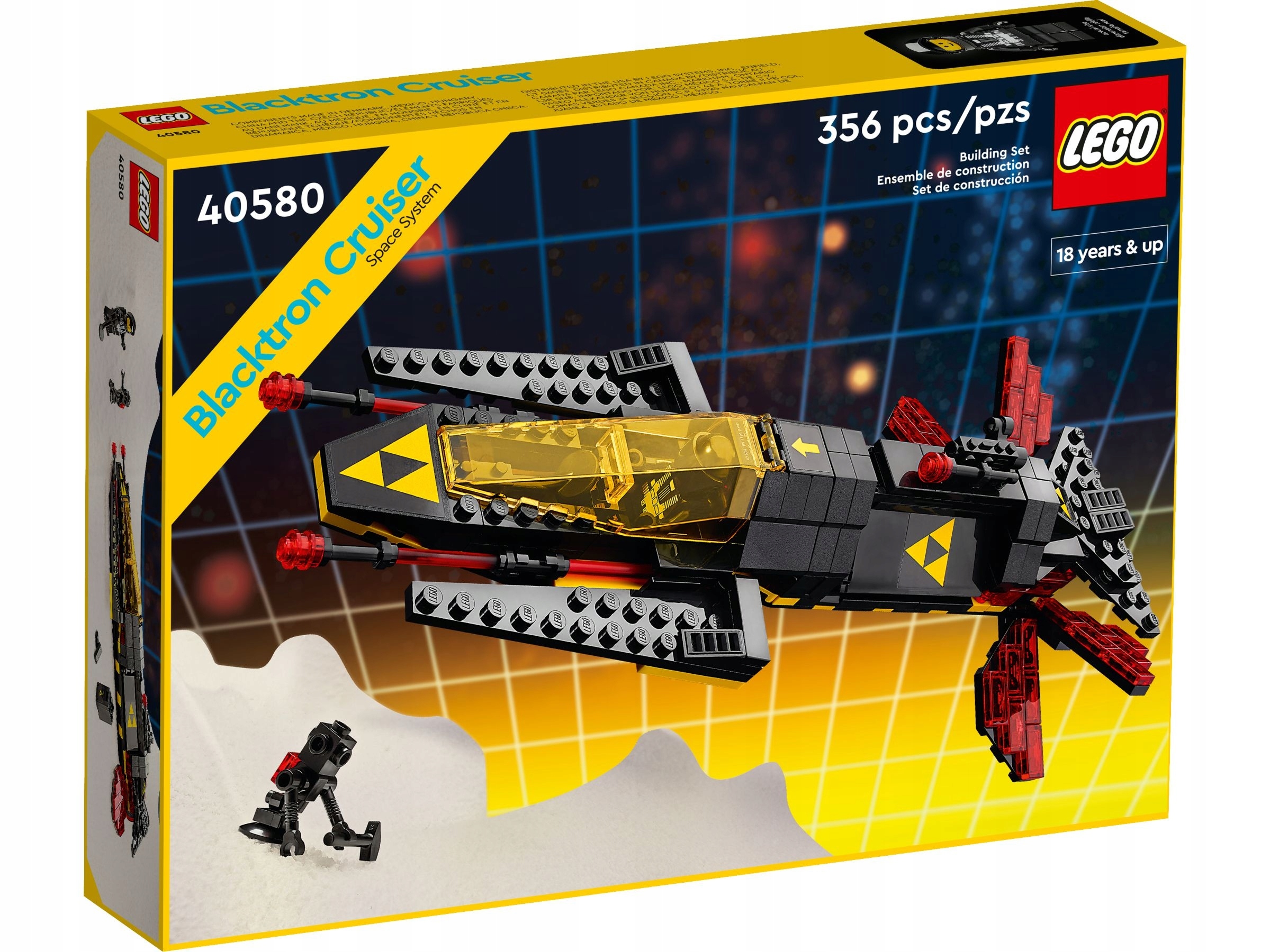Sada Lego Icons 40580 Křižník Blacktron Nové Originální