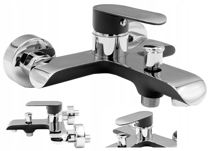 Vaňová A Sprchová Batéria Pico Čierna S Vaňovým Kohútikom