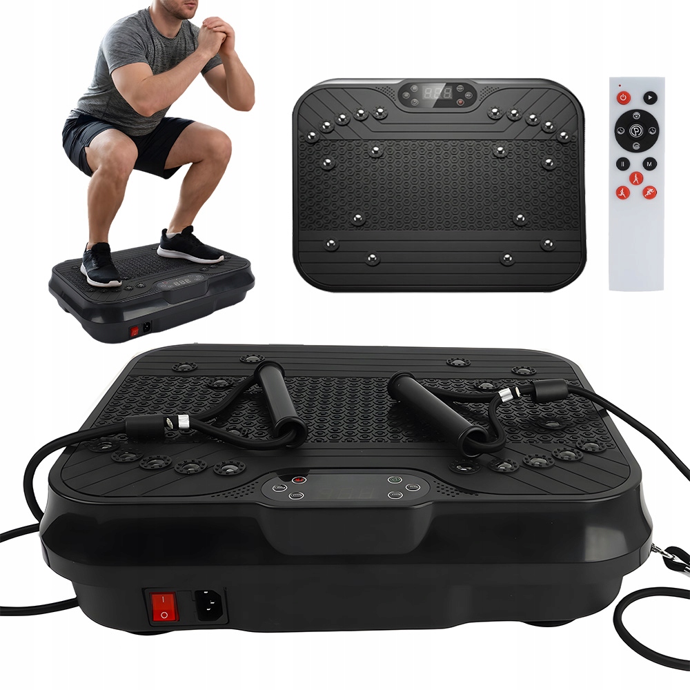 4D Platforma Wibrująca Treningowa Wielofunkcyjny Sprzęt Fitness Z Pilot