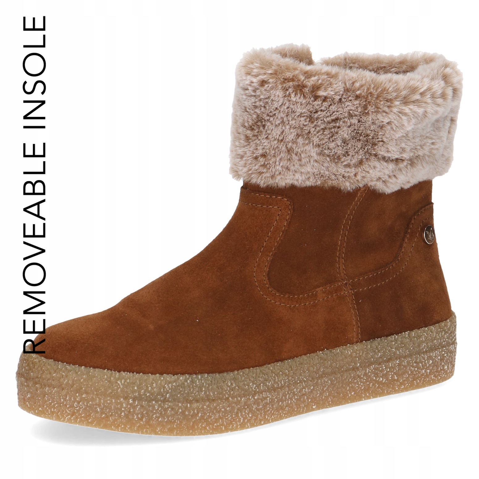 Caprice pohodlné teplé kotníkové boty Davina hnědé [26300-43-321] [Velikost 39]