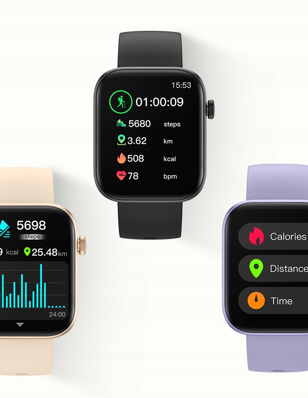 Smartwatch SMARTWATCH ZEGAREK DAMSKI PL SMARTŁOCZ złoty Model inny