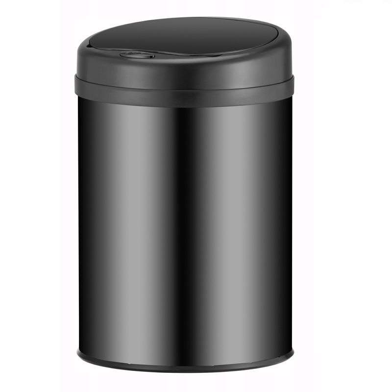 Automatyczny Bezdotykowy Kosz Na Śmieci Czarny 30L