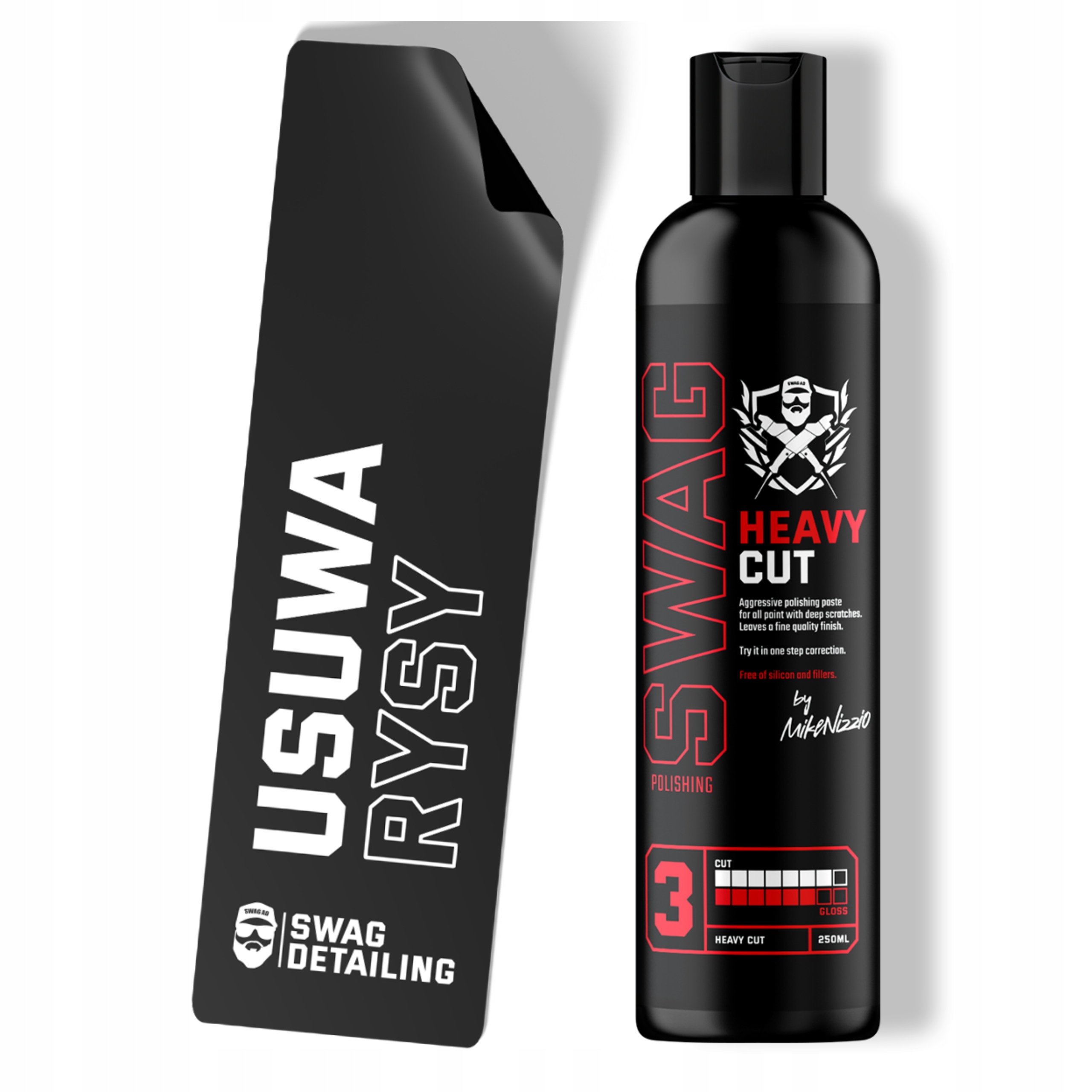 Pasta Polerska Tnąca Swag Heavy Cut Polerowanie Korekta Lakieru Auta 250ml