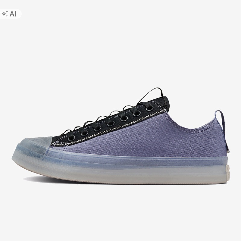 Converse Ctas CX Fialové Nízké Tenisky S Průhlednou Podrážkou 41 Cga