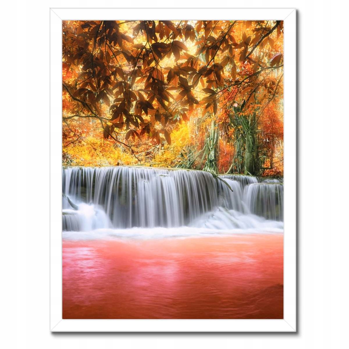 Plakáty v rámu 30x40 Podzimní vodopád