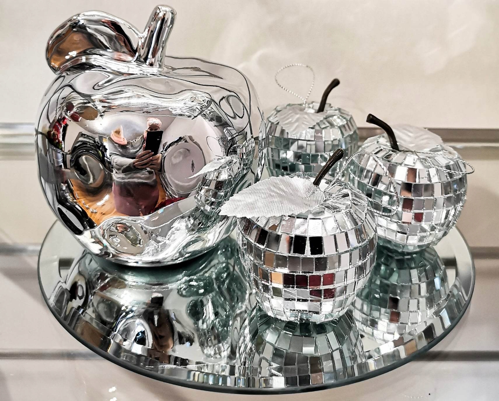 

Zestaw glamour taca jabłka