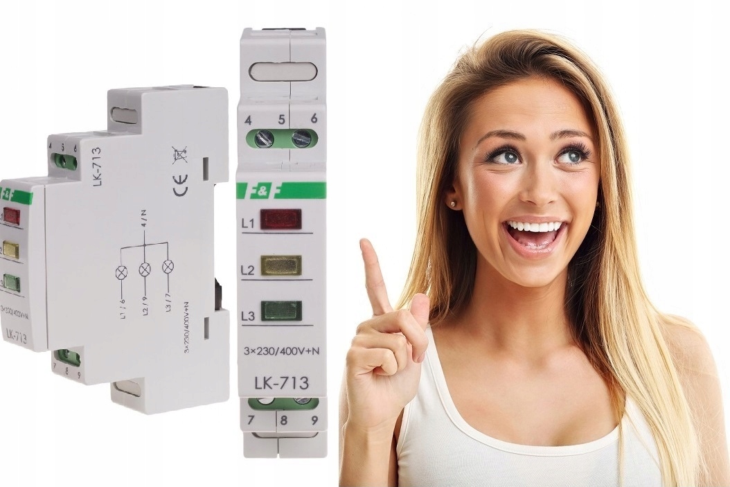 

Lampka Sygnalizacyjna Kontrolna LK-713R F&f