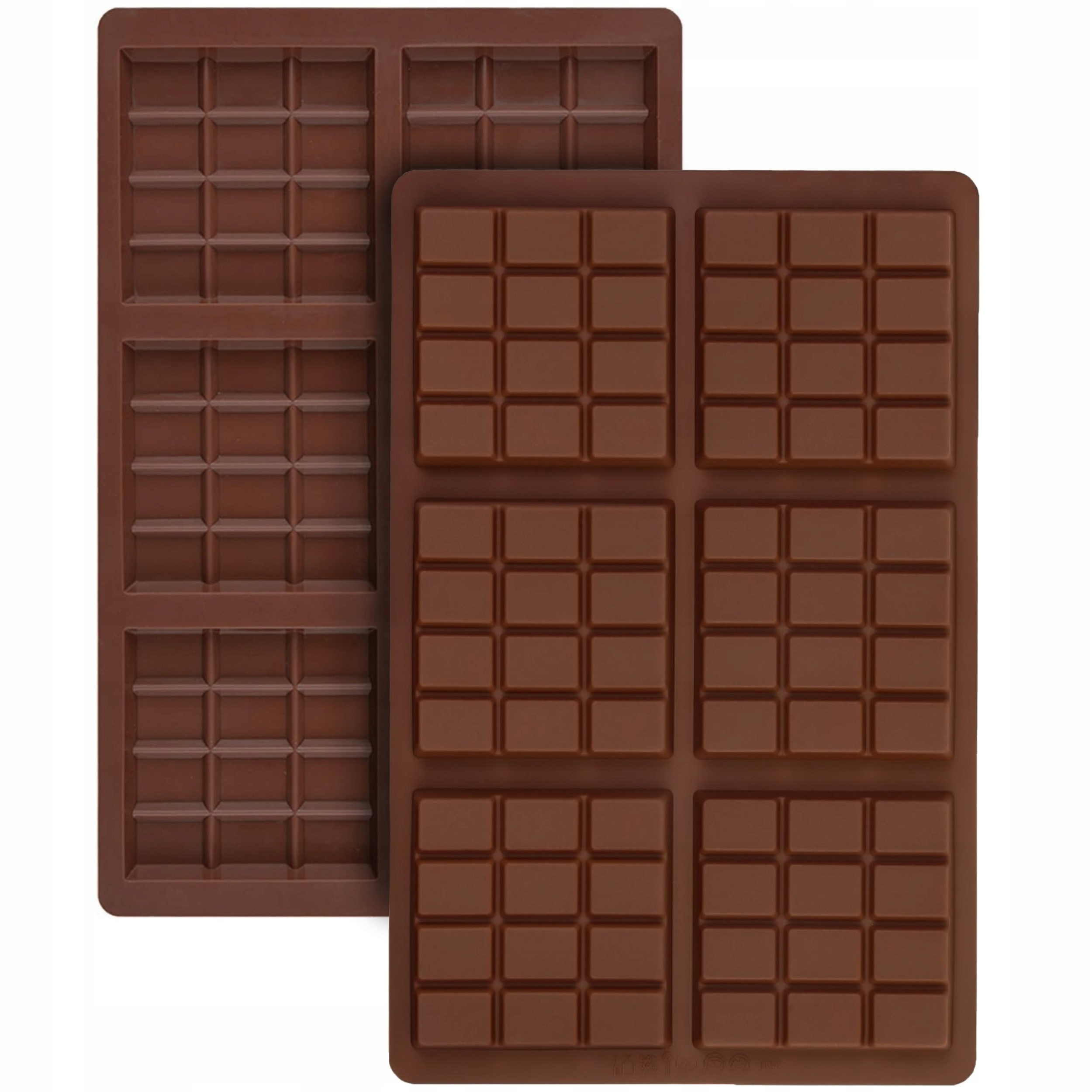 Levně Velká Forma Na Čokoládu 6 Dubajských Tabulek 28x18 cm