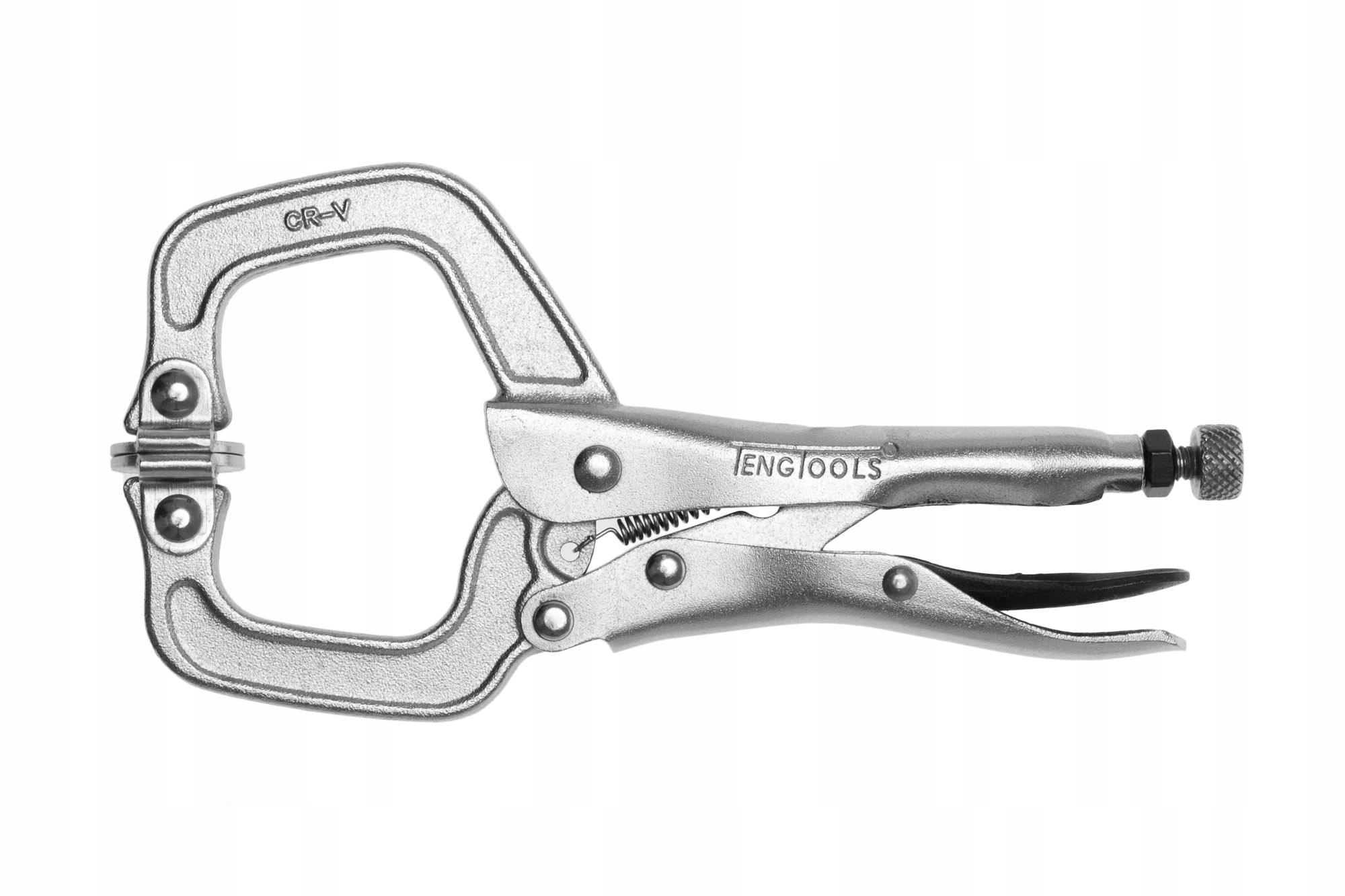 Svařovací kleště na konce čelistí s pohyblivými destičkami Teng Tools 406-6P