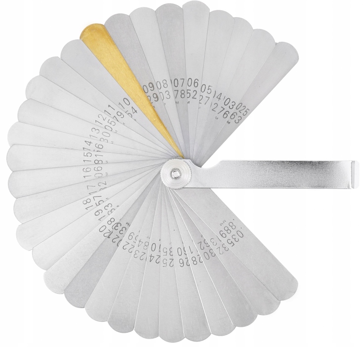 Hogert HT8G331 измеритель зазора 0,038-0,889 мм 31el.