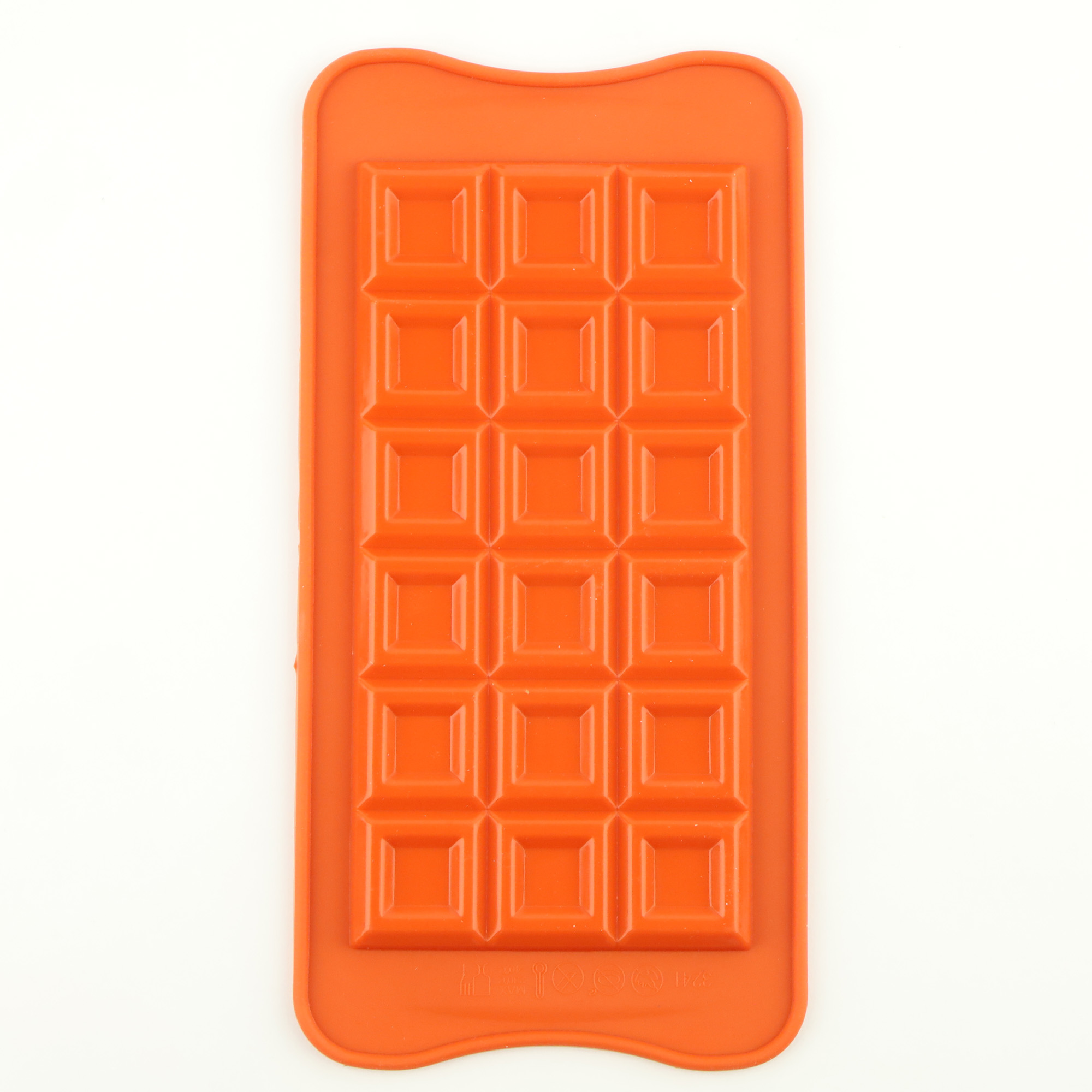 FORMA SILIKONOWA TABLICZKA DO CZEKOLADY KOSTKA 15SZT LÓD DESER 10,3x21,2 CM