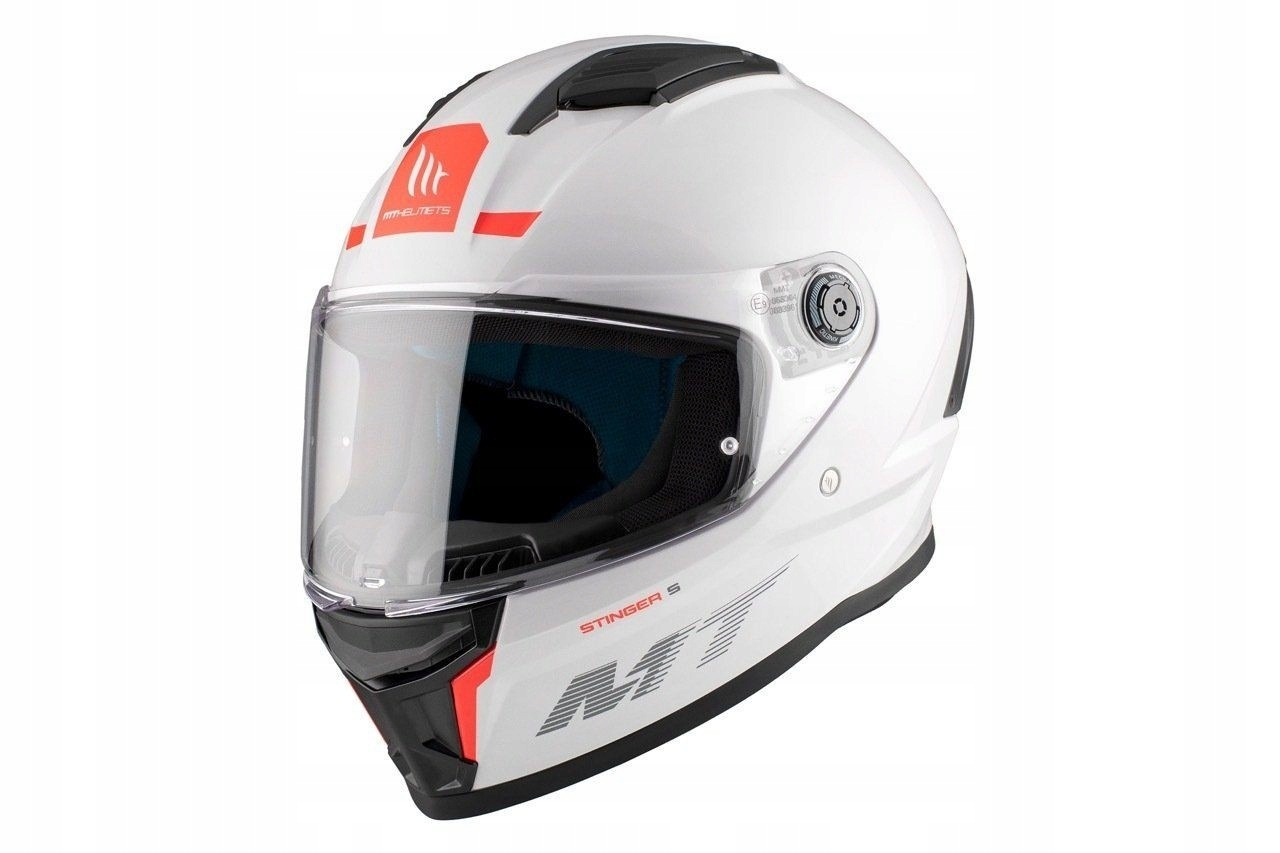Integrálna prilba Mt FF126 Stinger 2 Solid A0 Gloss biely lesk M