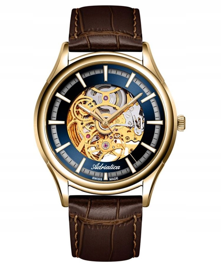 Pánské hodinky Adriatica Classic Skeleton Automatic