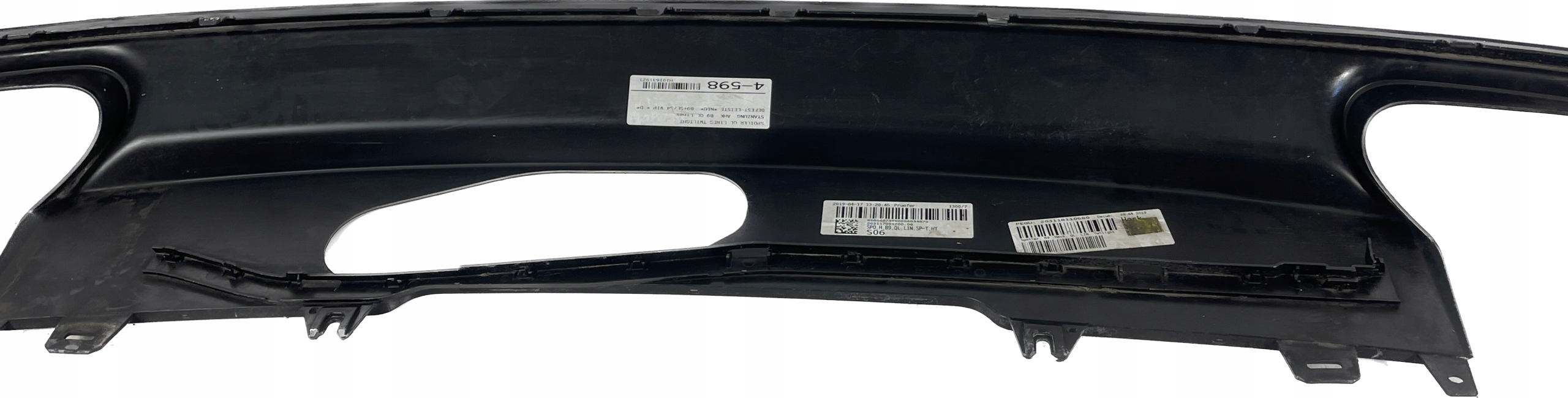 AUDI A4 B9 S-LINE SPOILER STOSSSTANGE HECK 8W0807521R