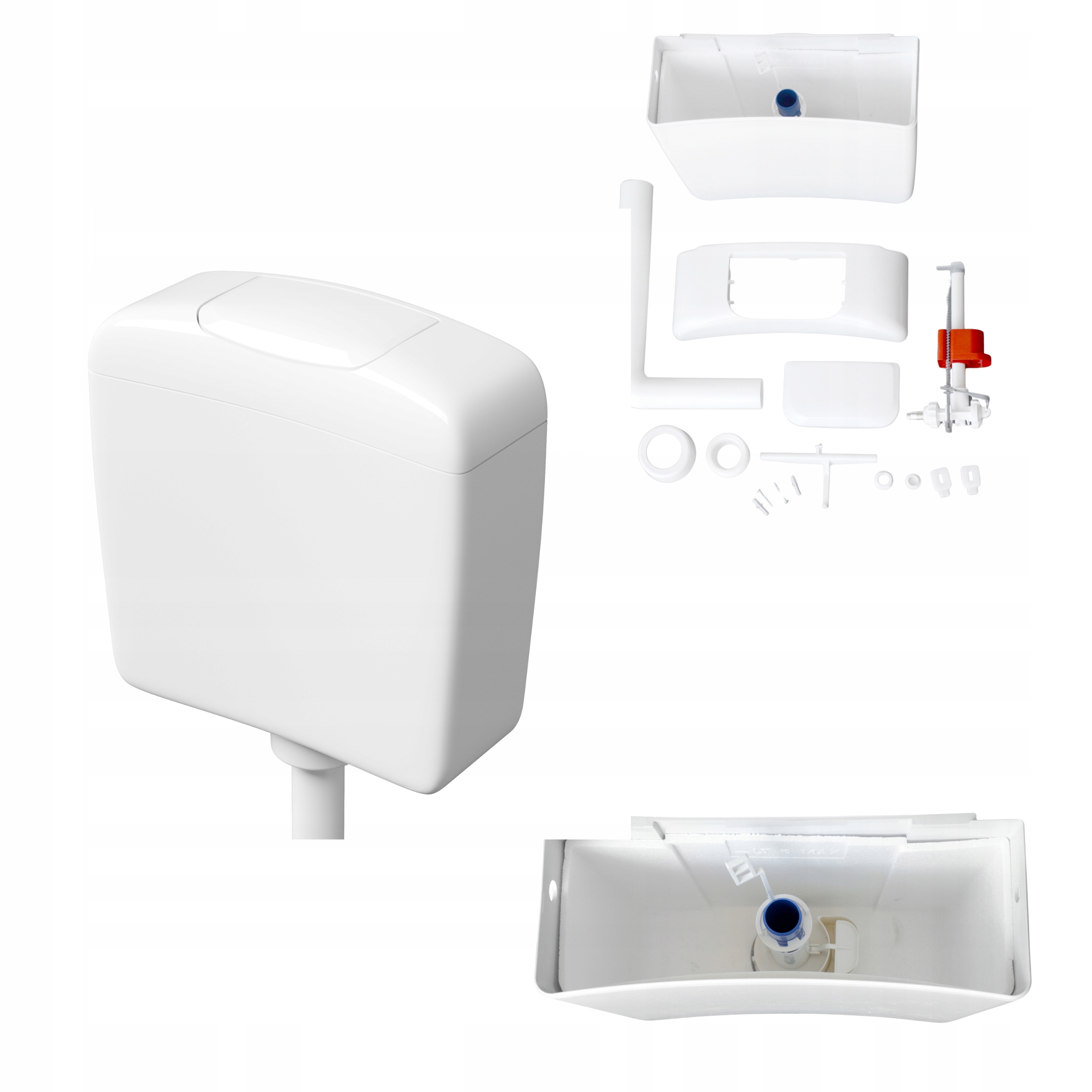 Wc splachovač Dolnopluk závěsný Start Stop kompakt ventil plovák Nádrž Top