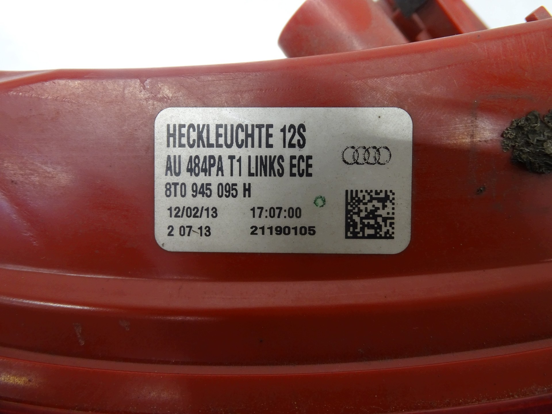light left left rear part rear W fender AUDI A5 8T 8T0945095H