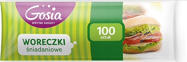 

Gosia Woreczki Śniadaniowe 100szt Rolka 17x28 CM