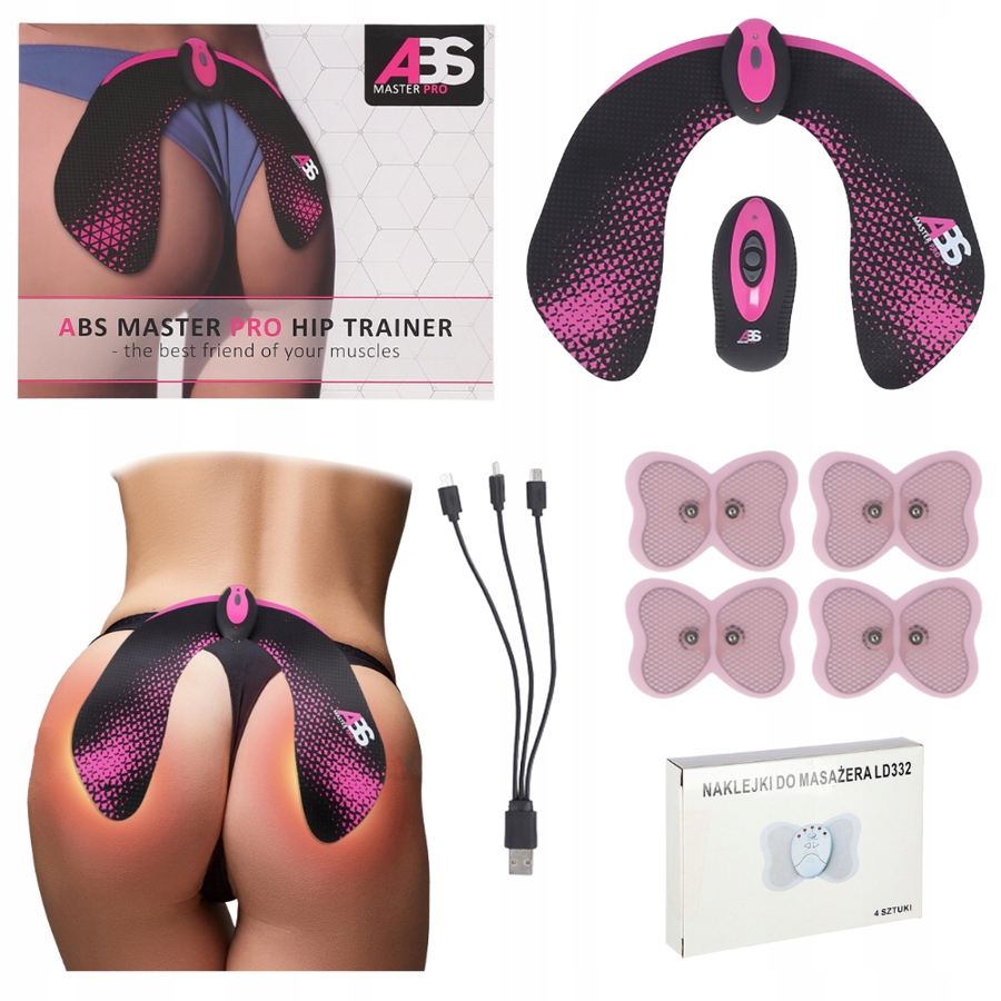 Elektrostymulator Stymulator Fale Ems Mięśni Pośladków Hms