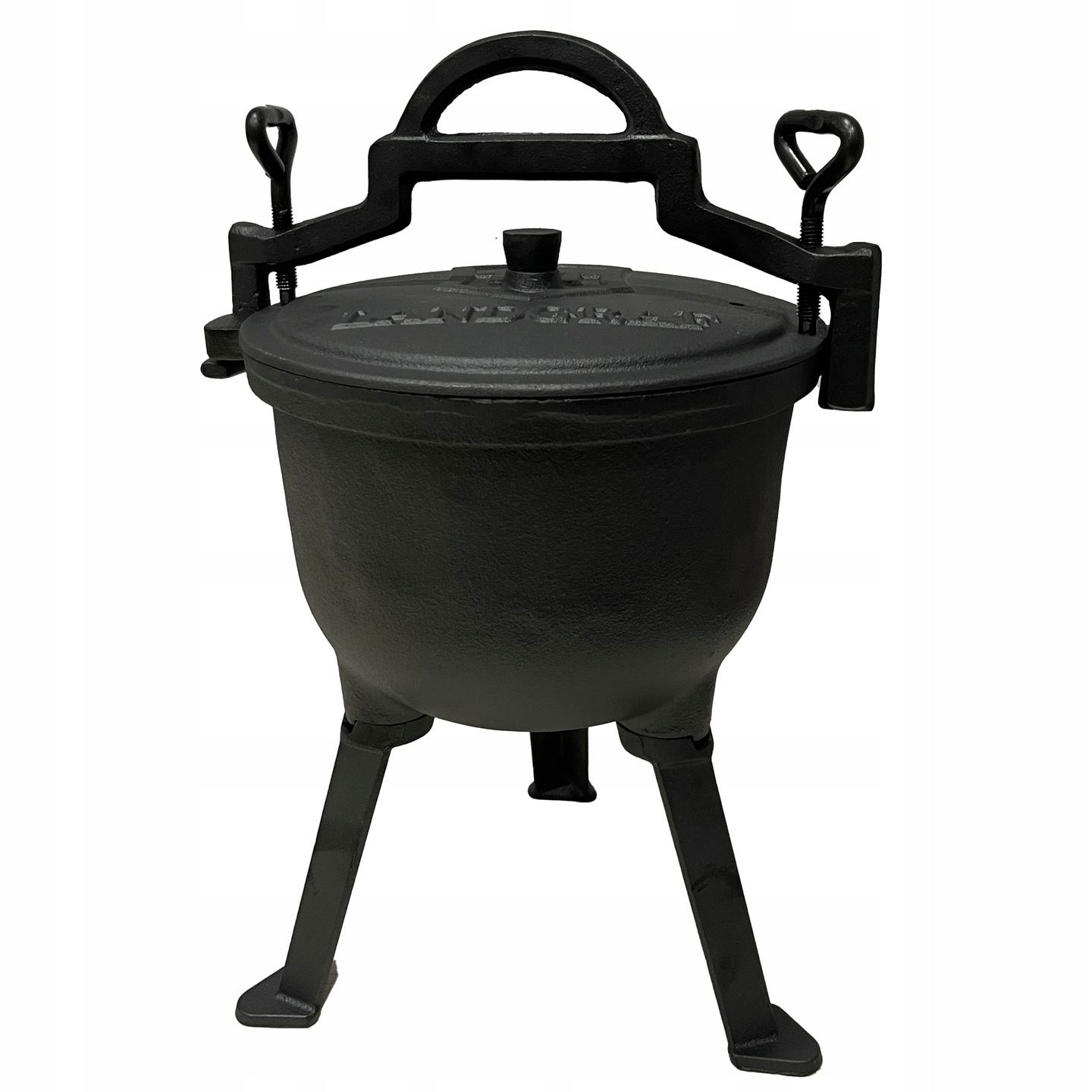 KOCIOŁEK MYŚLIWSKI ŻELIWNY GARNEK NA PIECZONE 8l Producent LANDGRAF