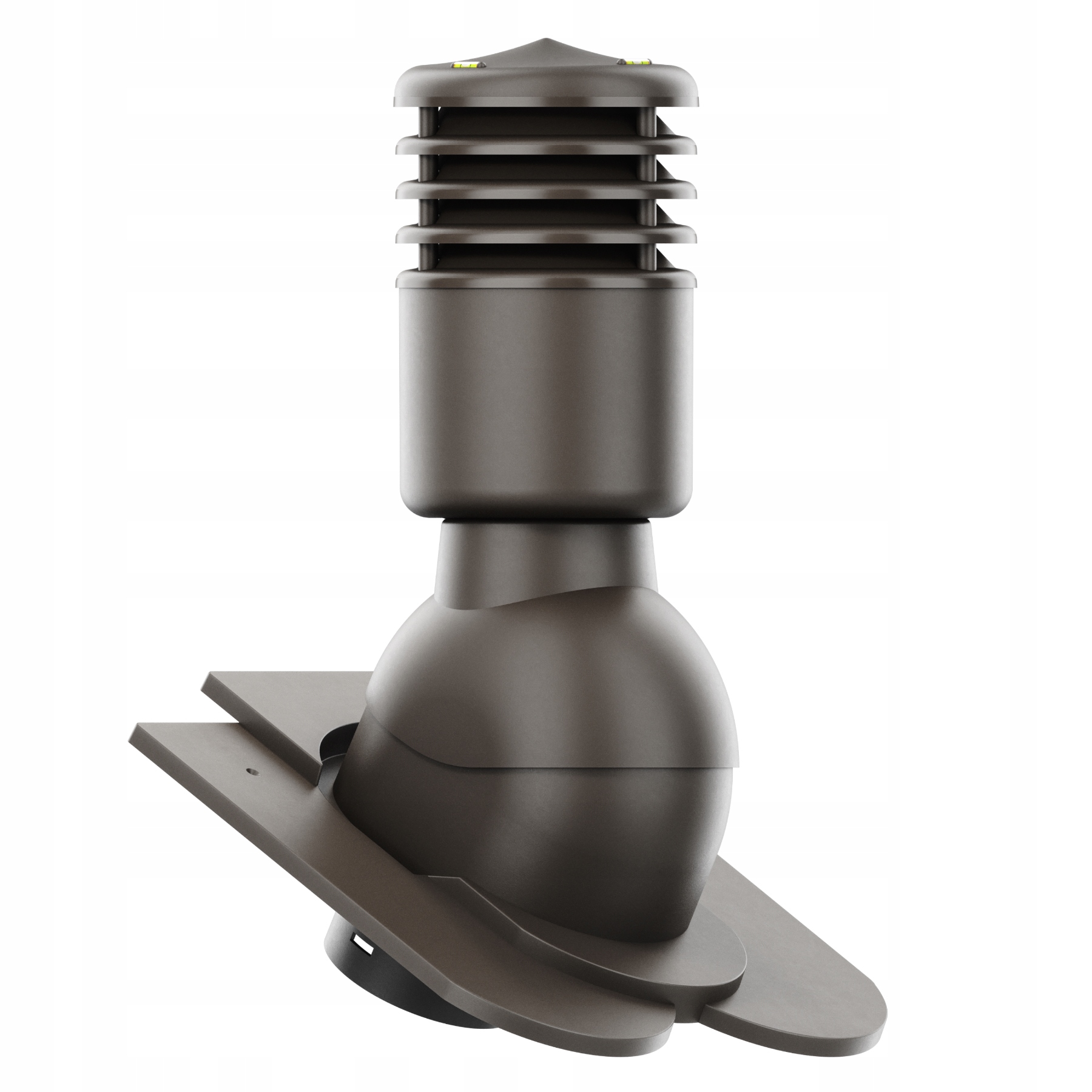 větrací komín Izolovaný Smart fi125 kaprařina s krajkou Tmavě Hnědá