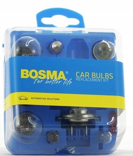 

Zapasowy Zestaw Żarówek 24V H7 10 elementów Bosma