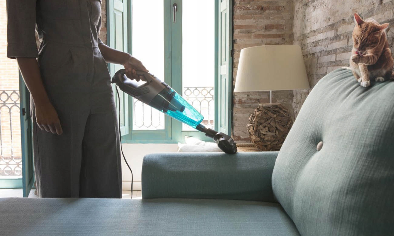 Odkurzacz pionowy Cecotec Conga Popstar 1500 Animal DuoStick czarny Kolor dominujący czarny