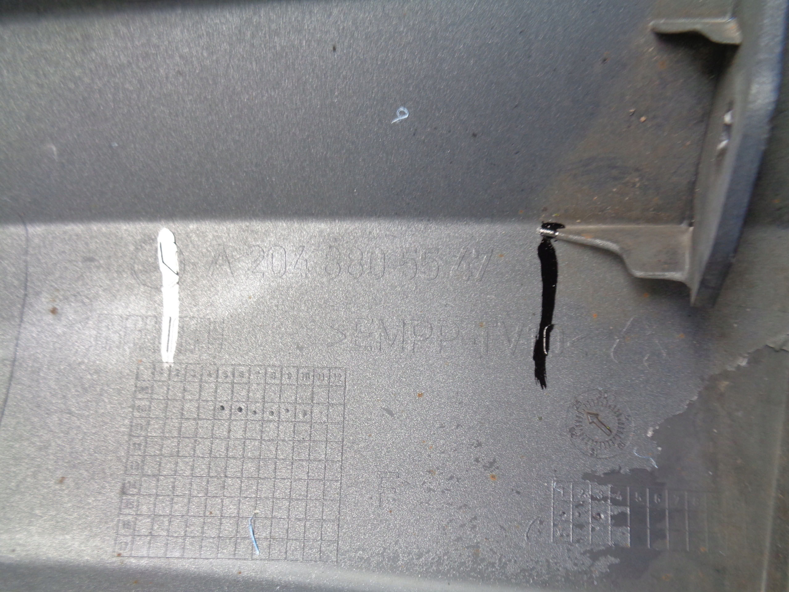 front bumper MERCEDES C-KLASA W204 10- LIFT NR 43518