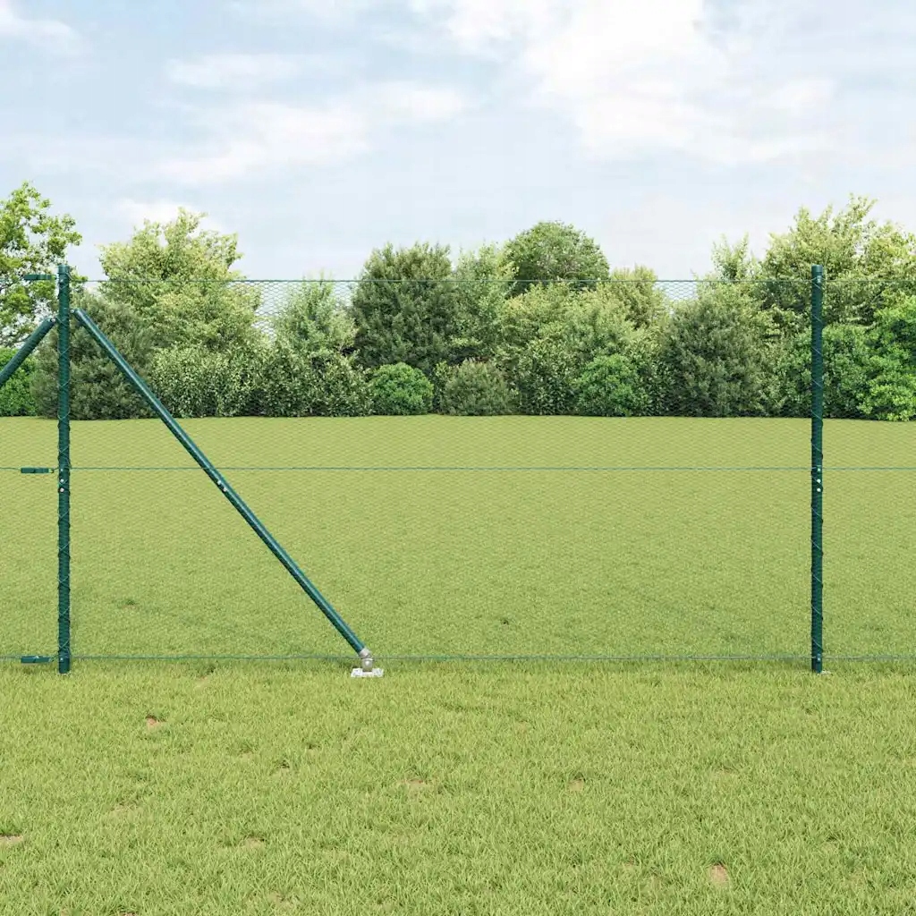 Plot s příspěvky Zelená 1.4 x 10 m Ocel potažená Pvc Zelená 3353066