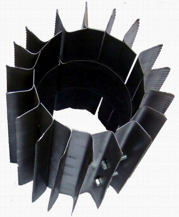 Radiátor výmenník tepla ⌀ 130mm/výška 500mm nanášaný a krútený