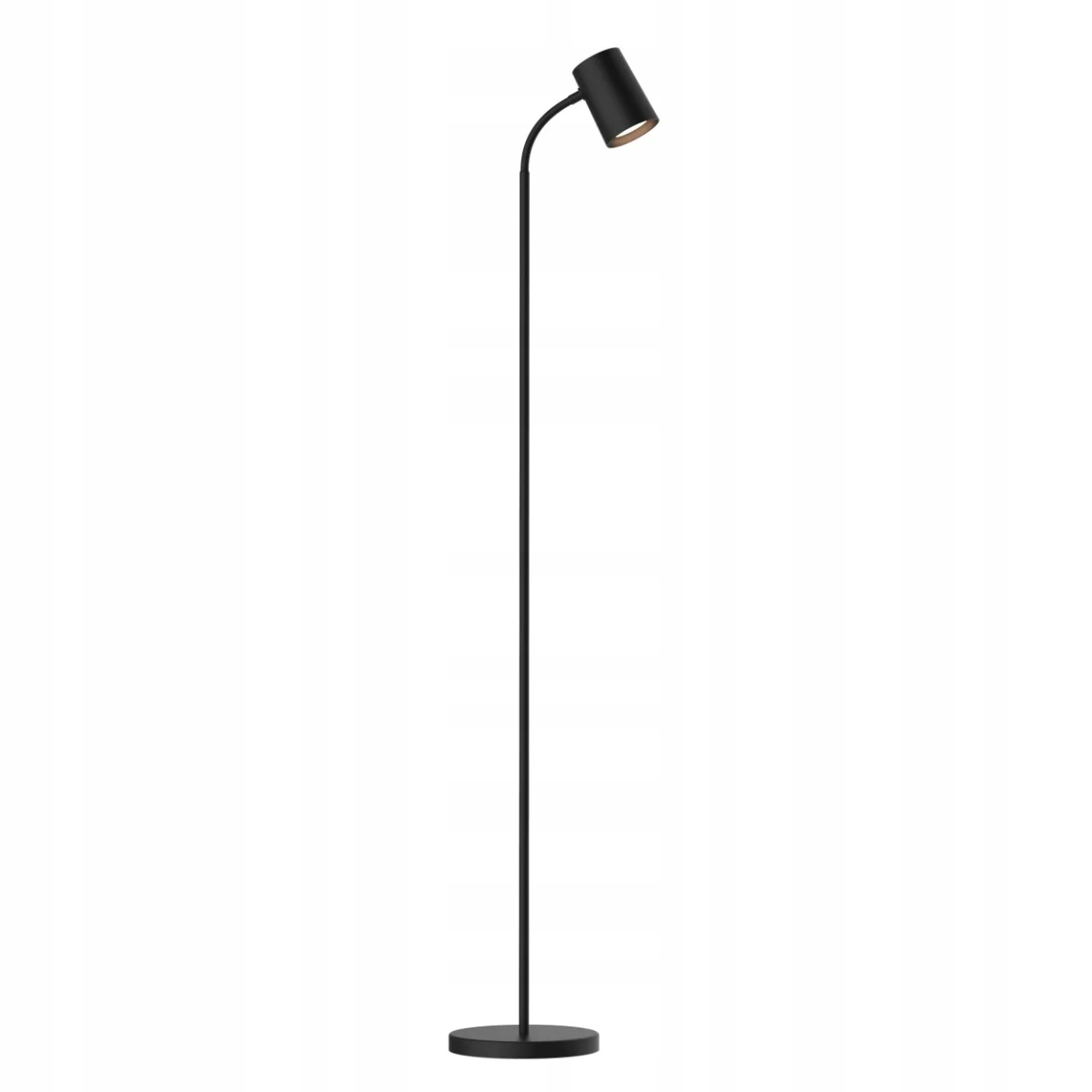 Stojací lampa reflektorová černá na čtení 138 cm Polux