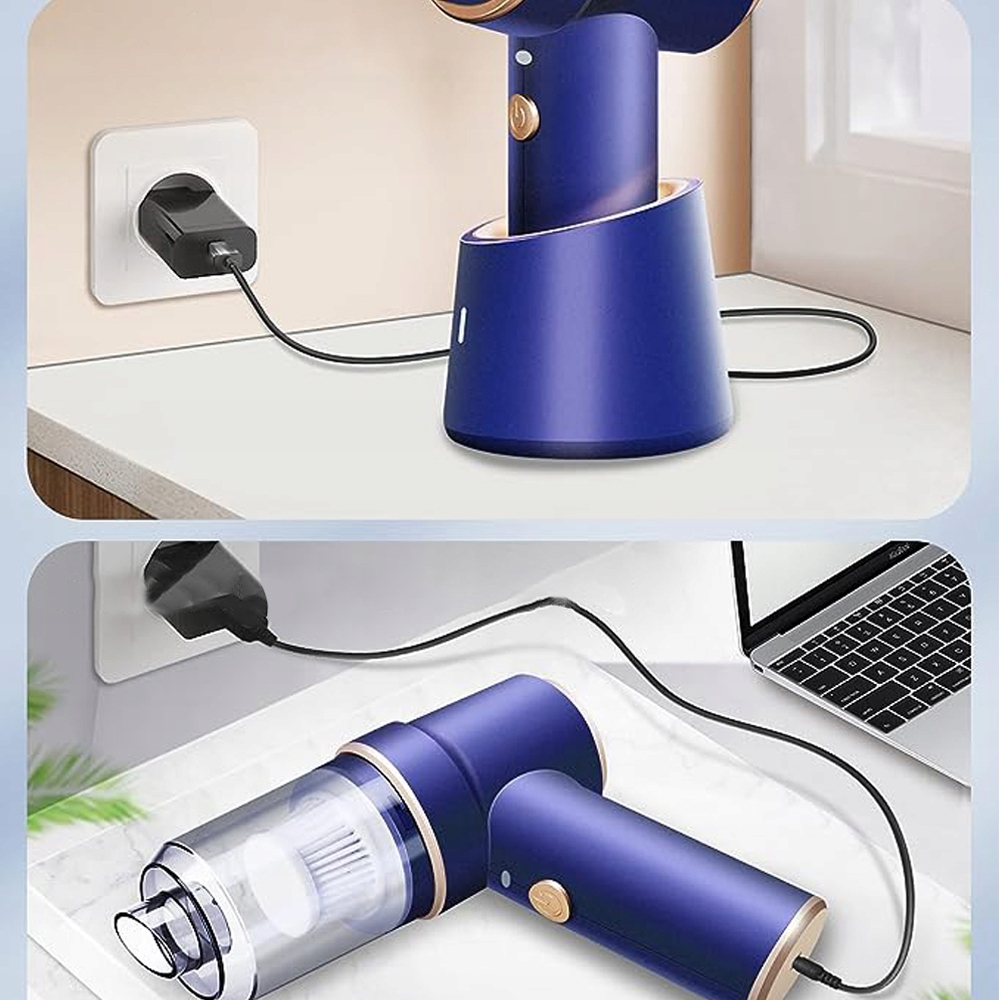 RĘCZNY ODKURZACZ MAŁY BEZPRZEWODOWY AKUMULATOROWY ZESTAW 6W1 WIELOFUNKCYJNE Czas pracy bezprzewodowej 180 min