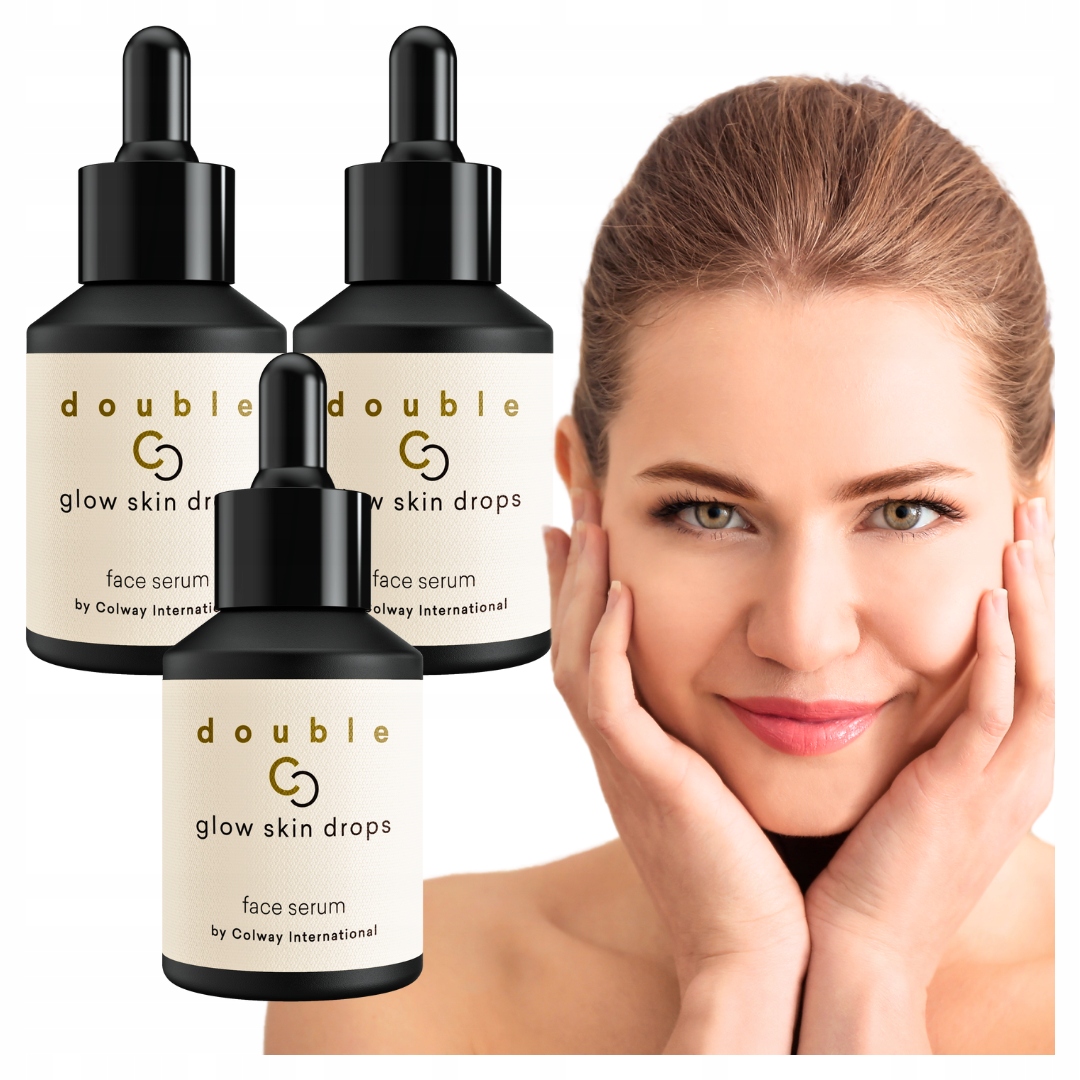 3x Rozjasňující sérum Double C Glow skin drops Colway 30 ml
