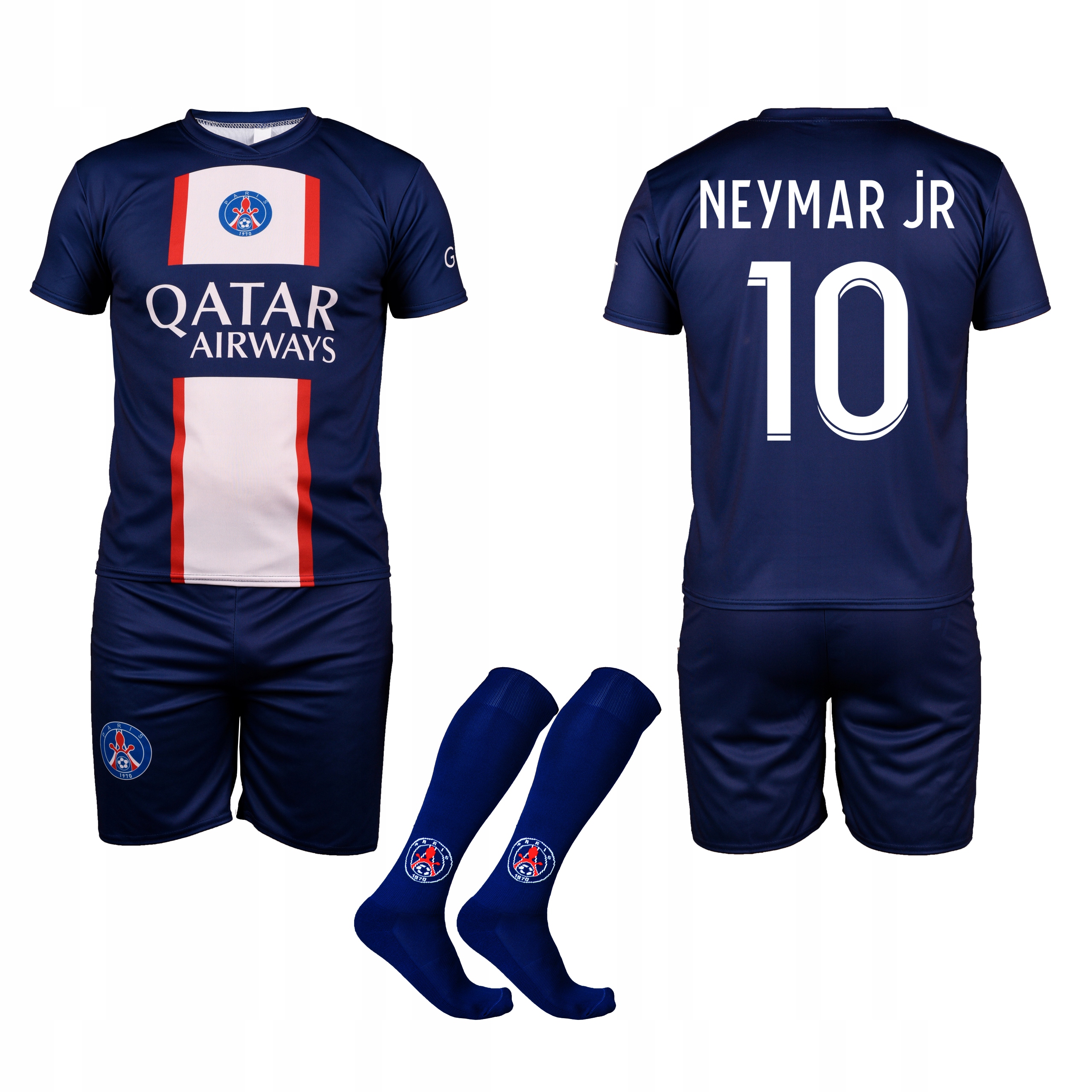 

Strój piłkarski z getrami Neymar Psg 158 cm