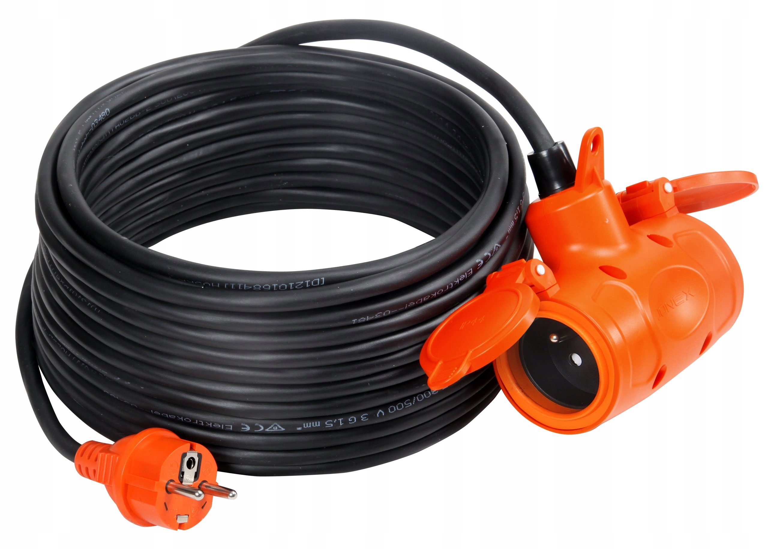 

Przedłużacz budowlany warsztat 3x1,5 Guma IP44 50m