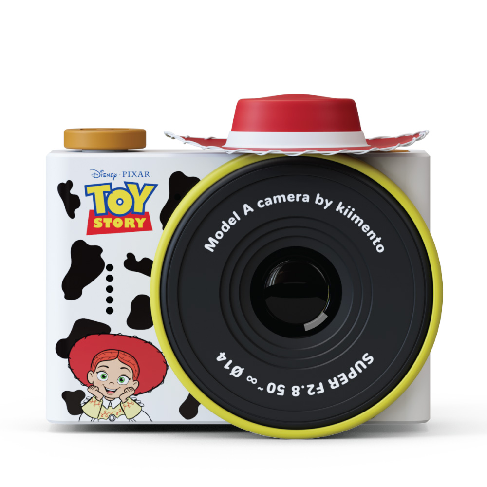Digitální fotoaparát pro děti Kiimento Disney Jessie Toy Story 48MP 16GB karta