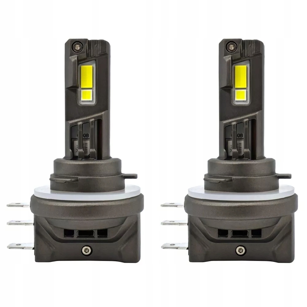H15 2ks Led žárovky 12V Canbus Csp 15000lm čisté bílé světlo Novinka