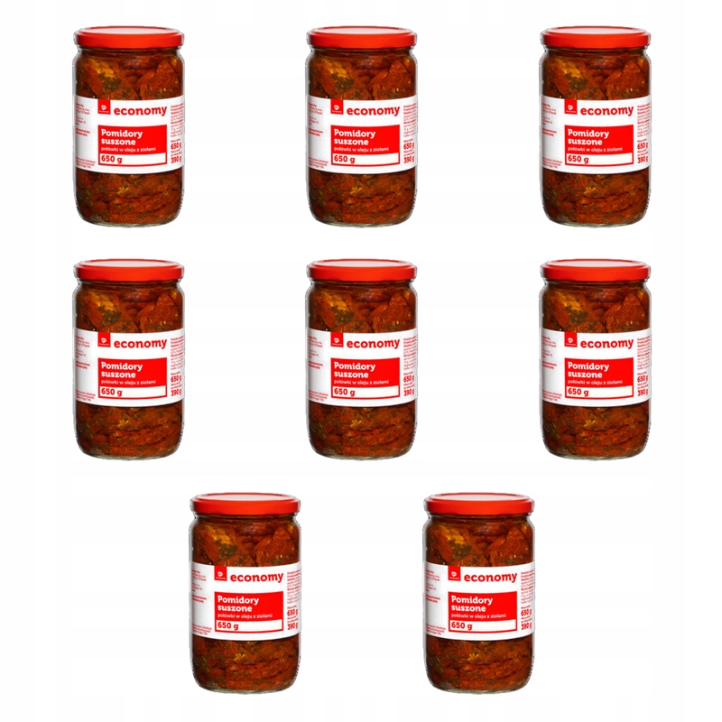 Tge Rajčata sušené půlky v oleji s bylinkami 650 g X8