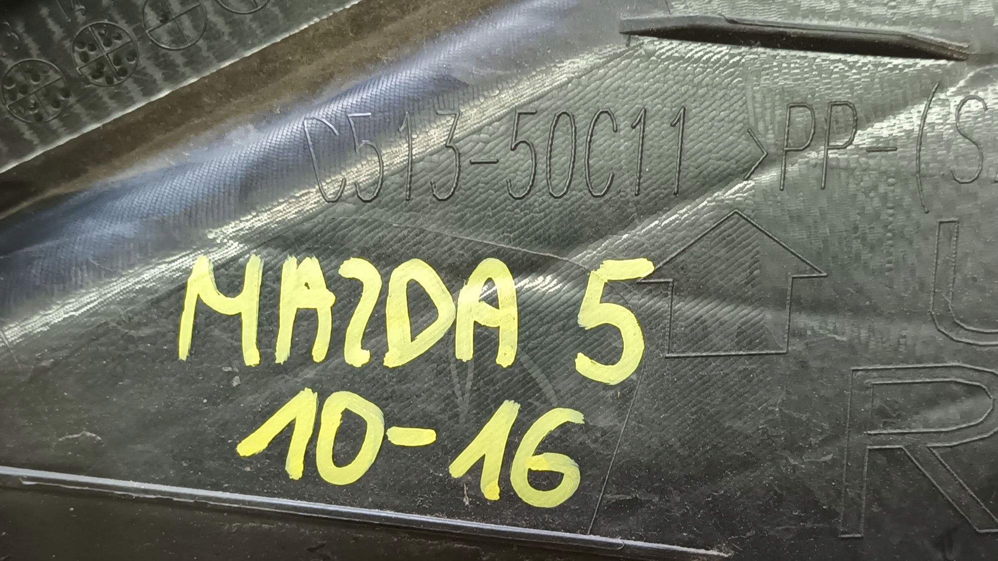 Destro griglia Paraurti MAZDA 5 2010-2016
