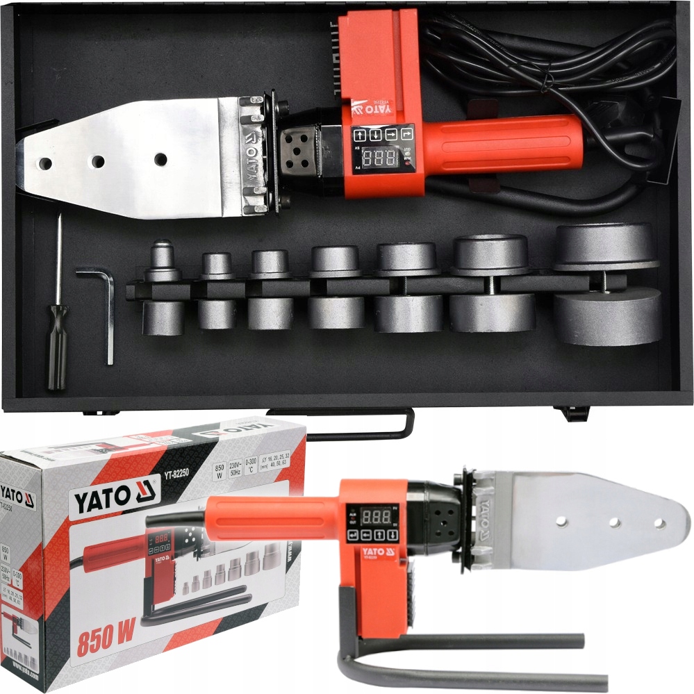 YATO ZGRZEWARKA DO RUR TERMOPLASTYCZNYCH 850W 16-63mm