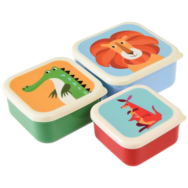 Rex London Pudełka na przekąski lunchbox 3 szt