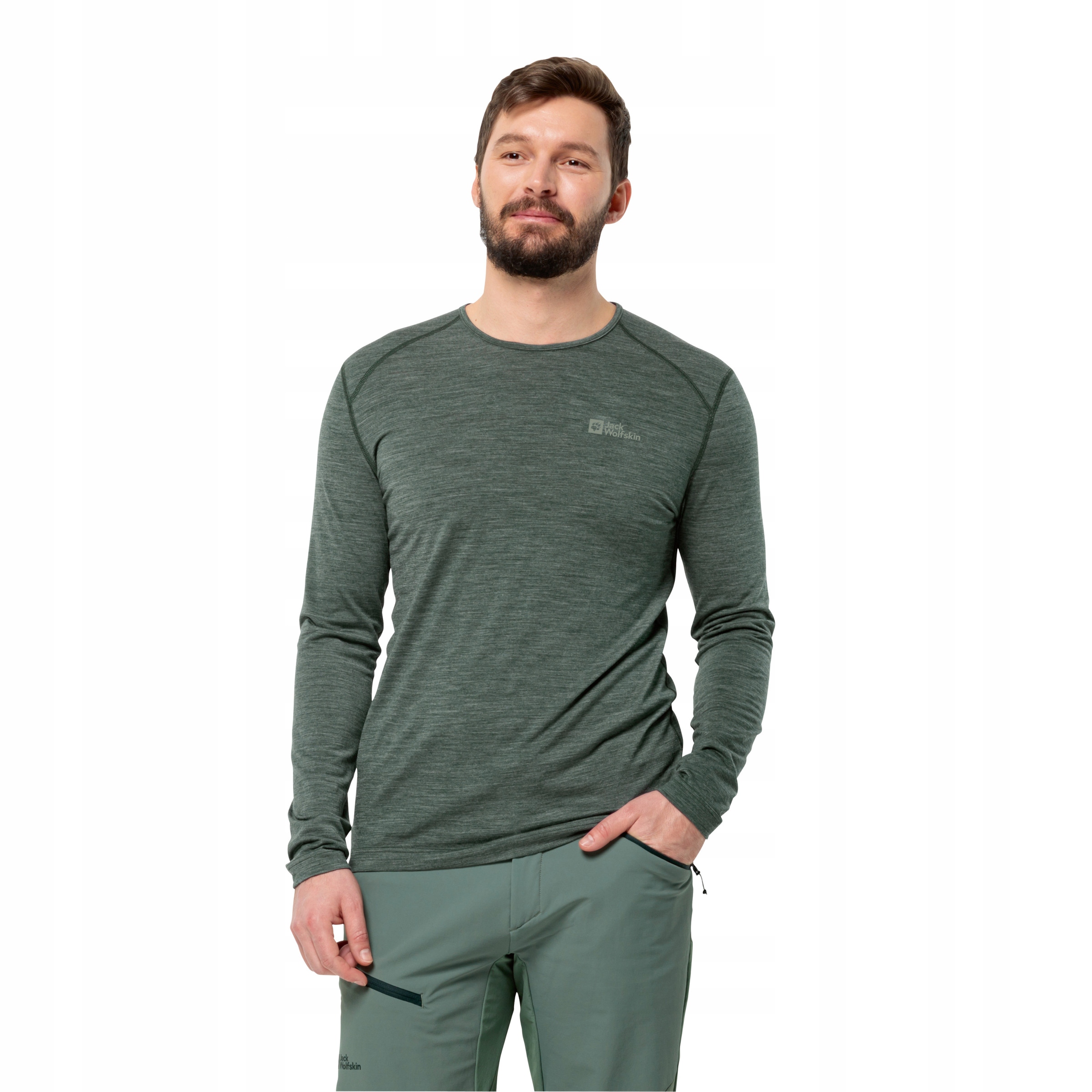 Jack Wolfskin Bluza z wełną merino Kammweg L/s M 3XL