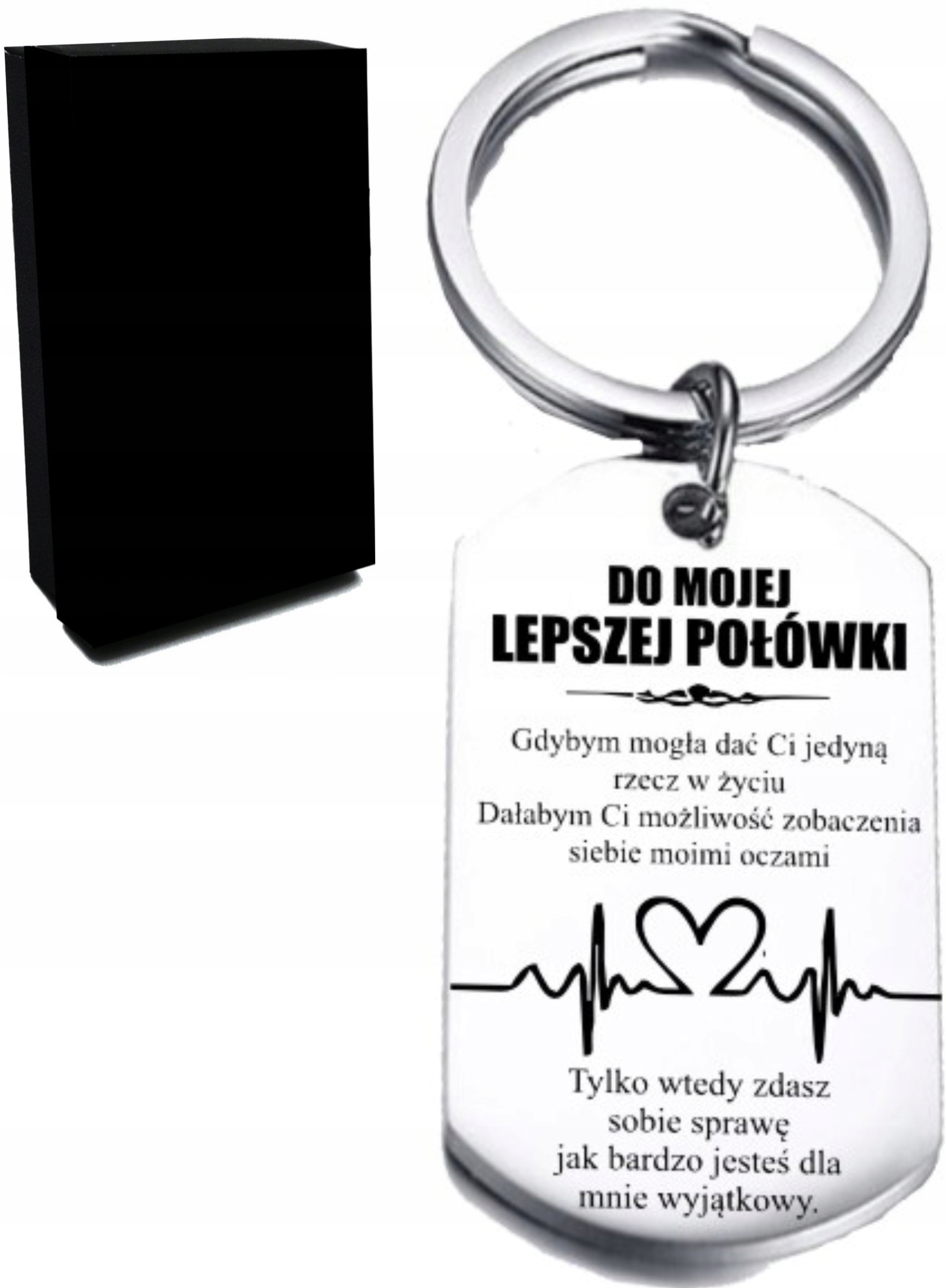 

Breloczek z Grawerem Dla Chłopaka stal