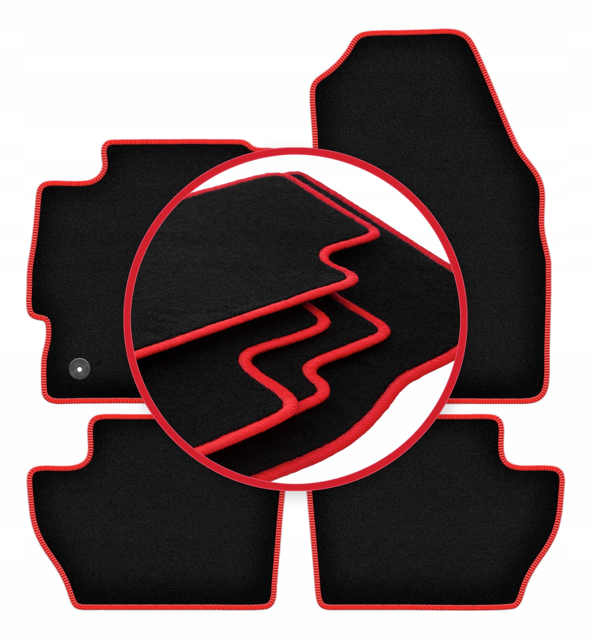 Automobilové velurové koberce Lux pro Ford Ka+ hatchback (2014-)