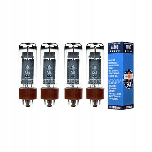 EL34 Performance Audio S4A – 4 ks – vybraný čtverec