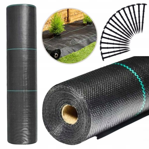

Agrowłóknina 80m2 Mocna 1,6m x 50m Czarna 70g/m2