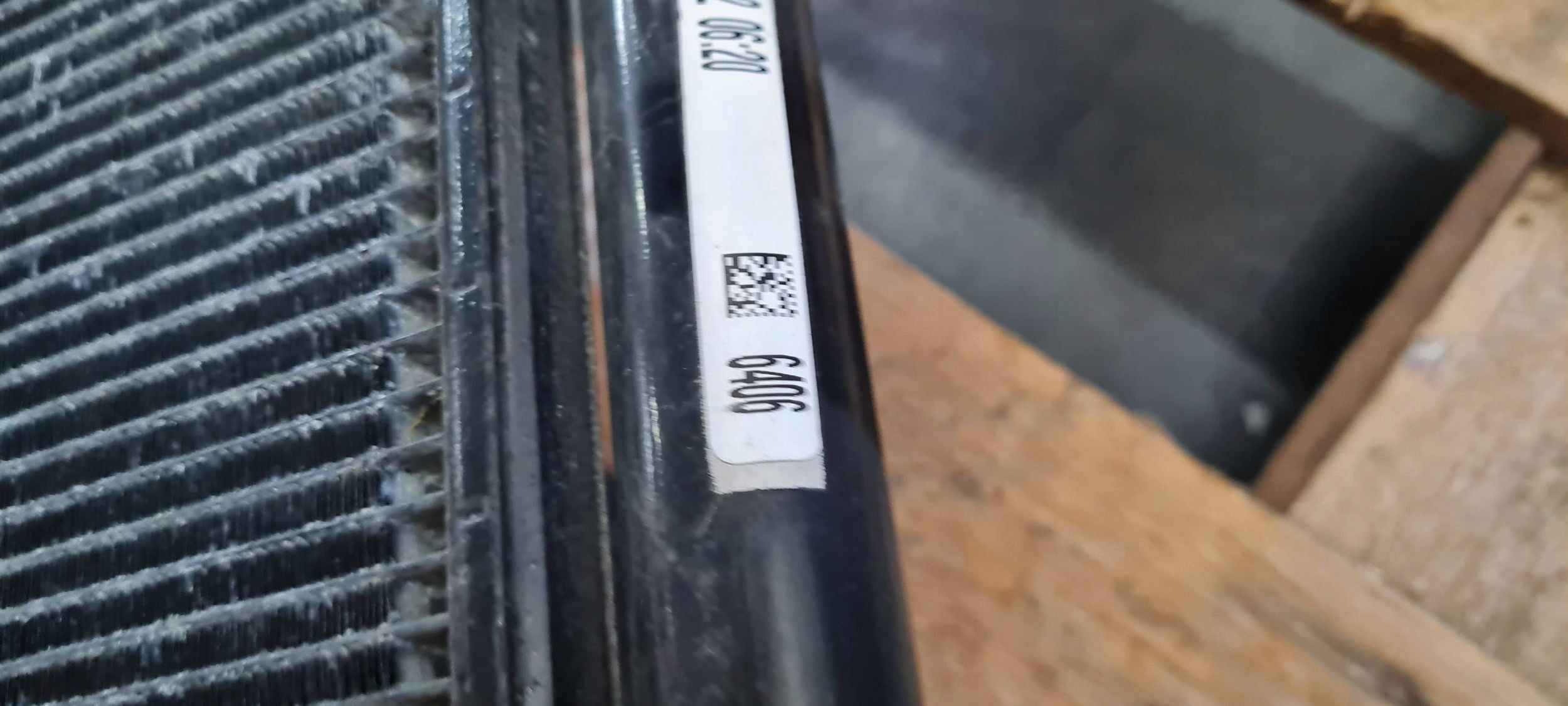Chrysler Pacifica 2022 air conditioning radiator capacitor, 3.6 HYBRID T961559E