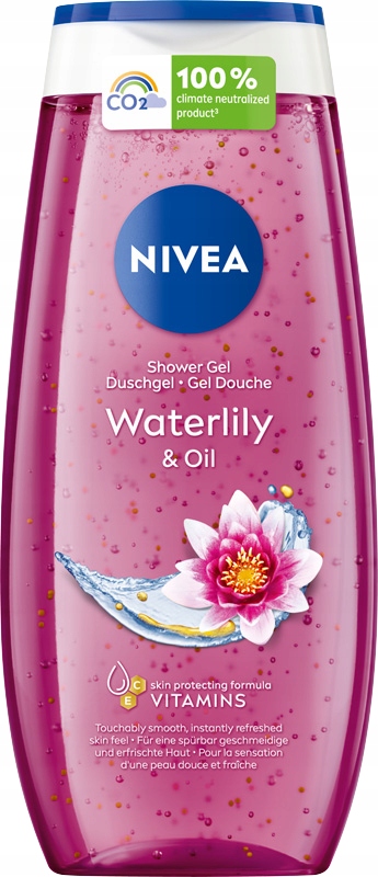 

Żel pod prysznic damski Nivea Waterlilly oil 250ml