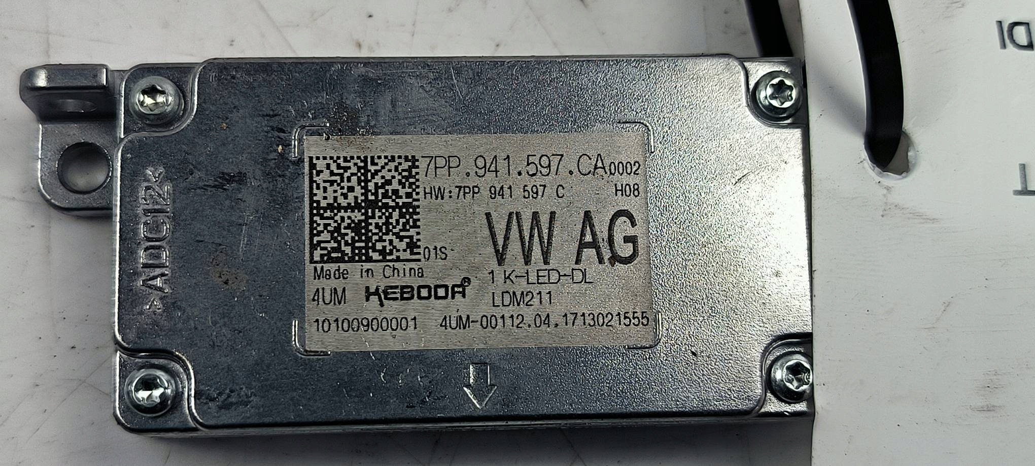 control unit module LED 7PP941597CA SKODA OCTAVIA III LIFT