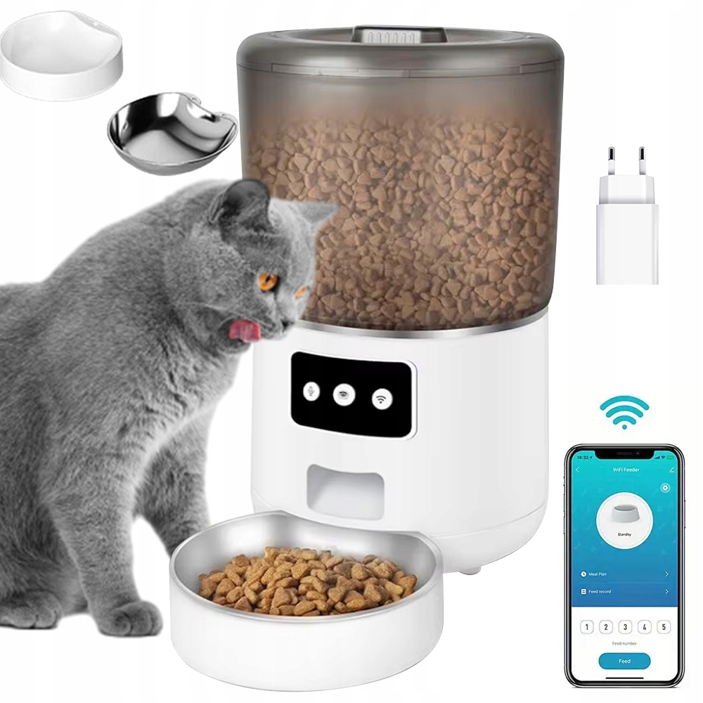 Levně Automatické Krmítko Pro Kočky A Psy, Krmení V Určitém Množství, Zdraví